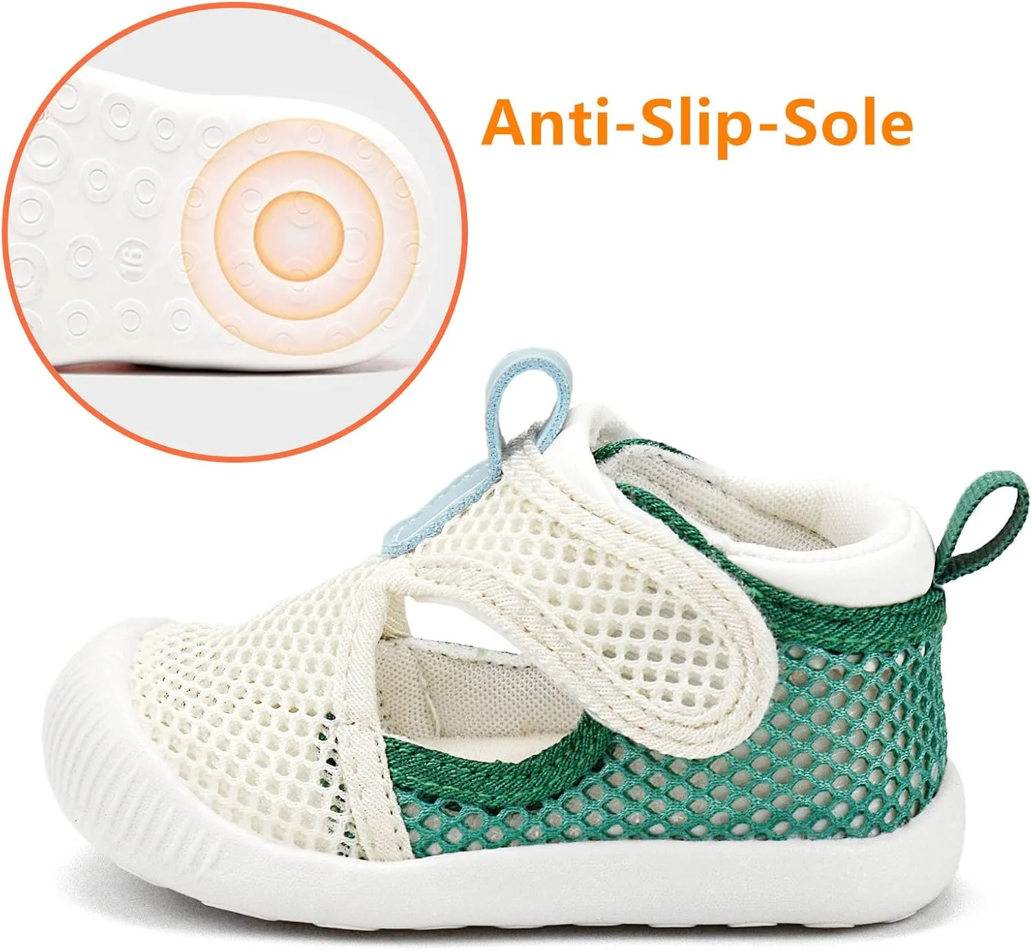 Baby Boy Girl Shoes Lightweight Breathable Toddler Mesh Sneakers Beach Water Shoes Non-Slip First Walking Shoes 6 9 12 18 24 Months