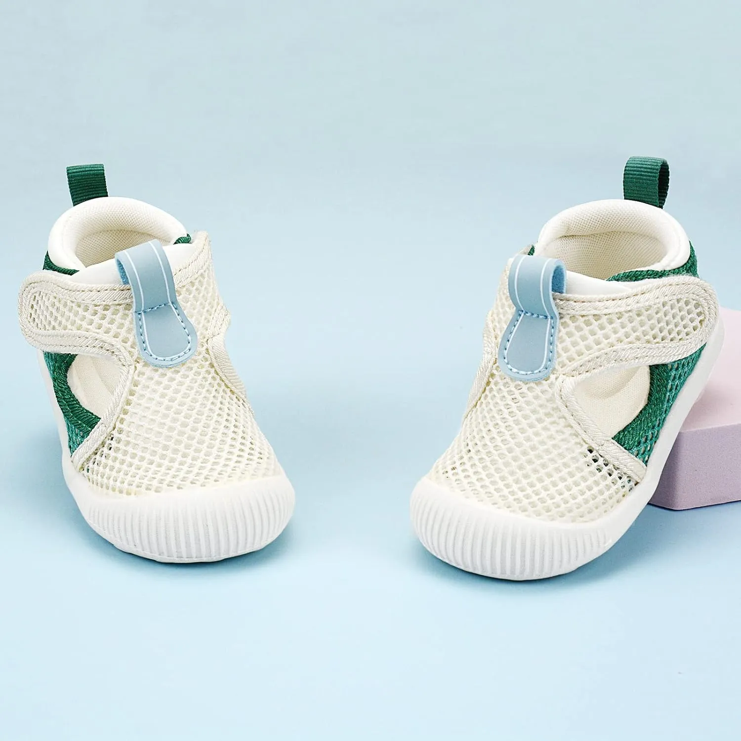 Baby Boy Girl Shoes Lightweight Breathable Toddler Mesh Sneakers Beach Water Shoes Non-Slip First Walking Shoes 6 9 12 18 24 Months
