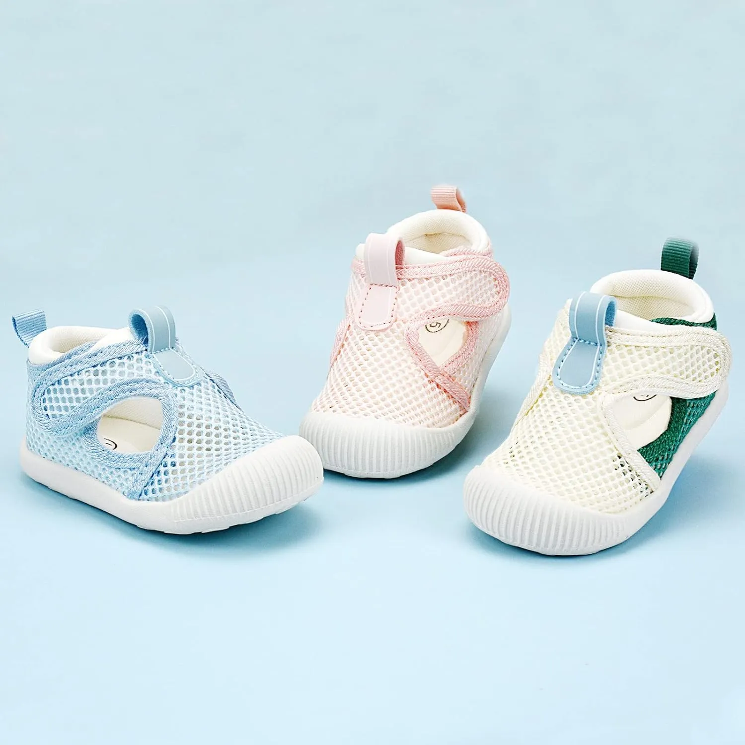 Baby Boy Girl Shoes Lightweight Breathable Toddler Mesh Sneakers Beach Water Shoes Non-Slip First Walking Shoes 6 9 12 18 24 Months