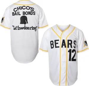 Bad News Bears Jersey #3 Kelly Leak #12 Tanner Boyle Stitched Movie 1976 Chico's Bail Bonds Baseball Jersey S-3XL