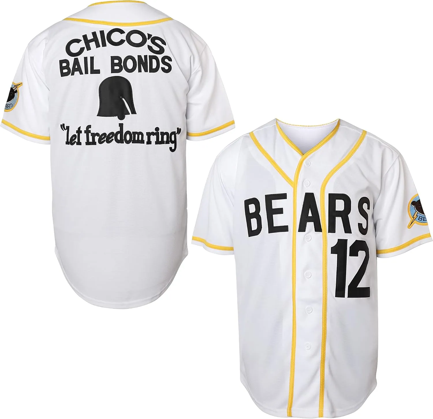 Bad News Bears Jersey #3 Kelly Leak #12 Tanner Boyle Stitched Movie 1976 Chico's Bail Bonds Baseball Jersey S-3XL