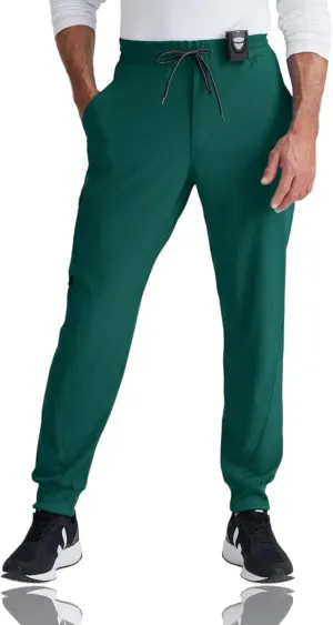 BARCO One Vortex Scrub Jogger for Men - Elastic Waist Eco-Friendly Fabric, Anti-Wrinkle, 4-Way Stretch Men's Scrub Pant