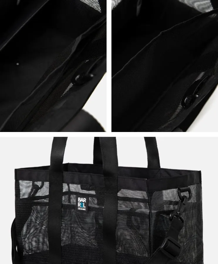 Barrel Square Totebag-BEIGE
