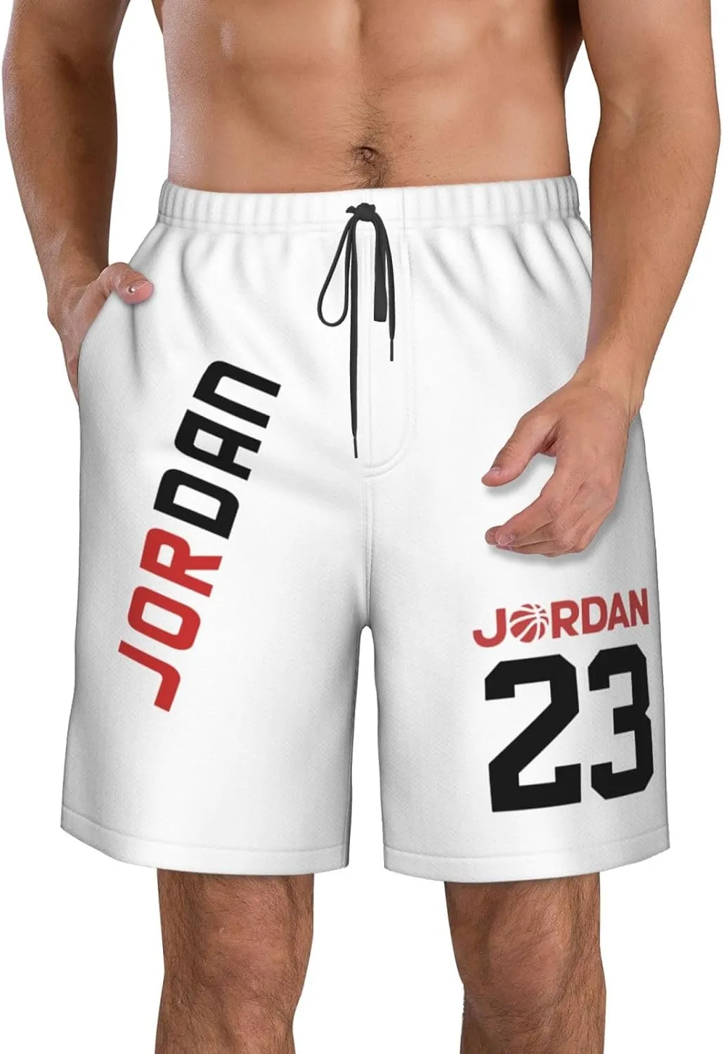 Basketball Fans 23 Jordan Beach Shorts Man's Beach Shorts Quick Dry Summer Outdoor Workout Shorts