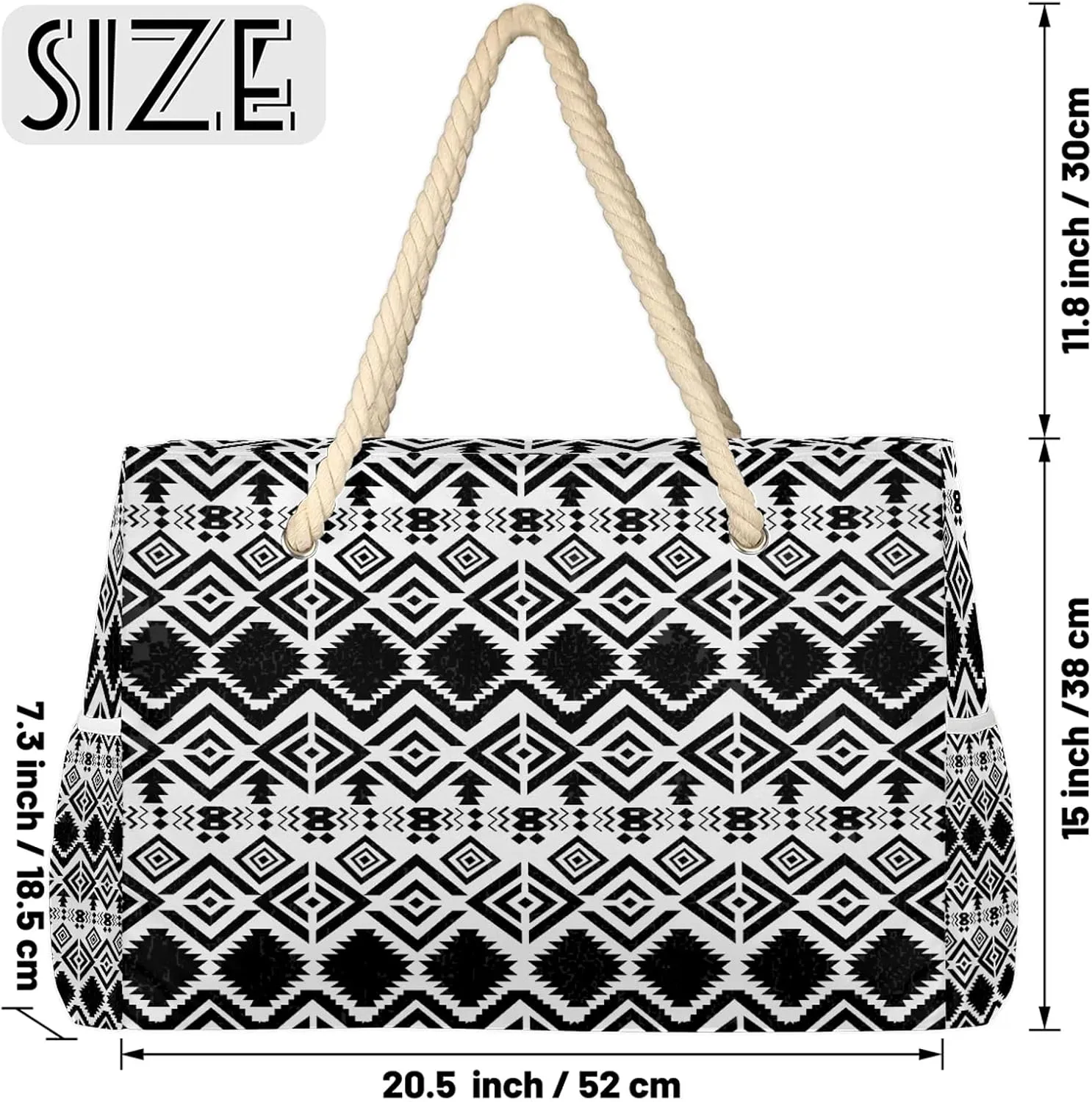Beach Tote Bags for Women with Zipper Large Pool Bags for Swimming Travel Gym