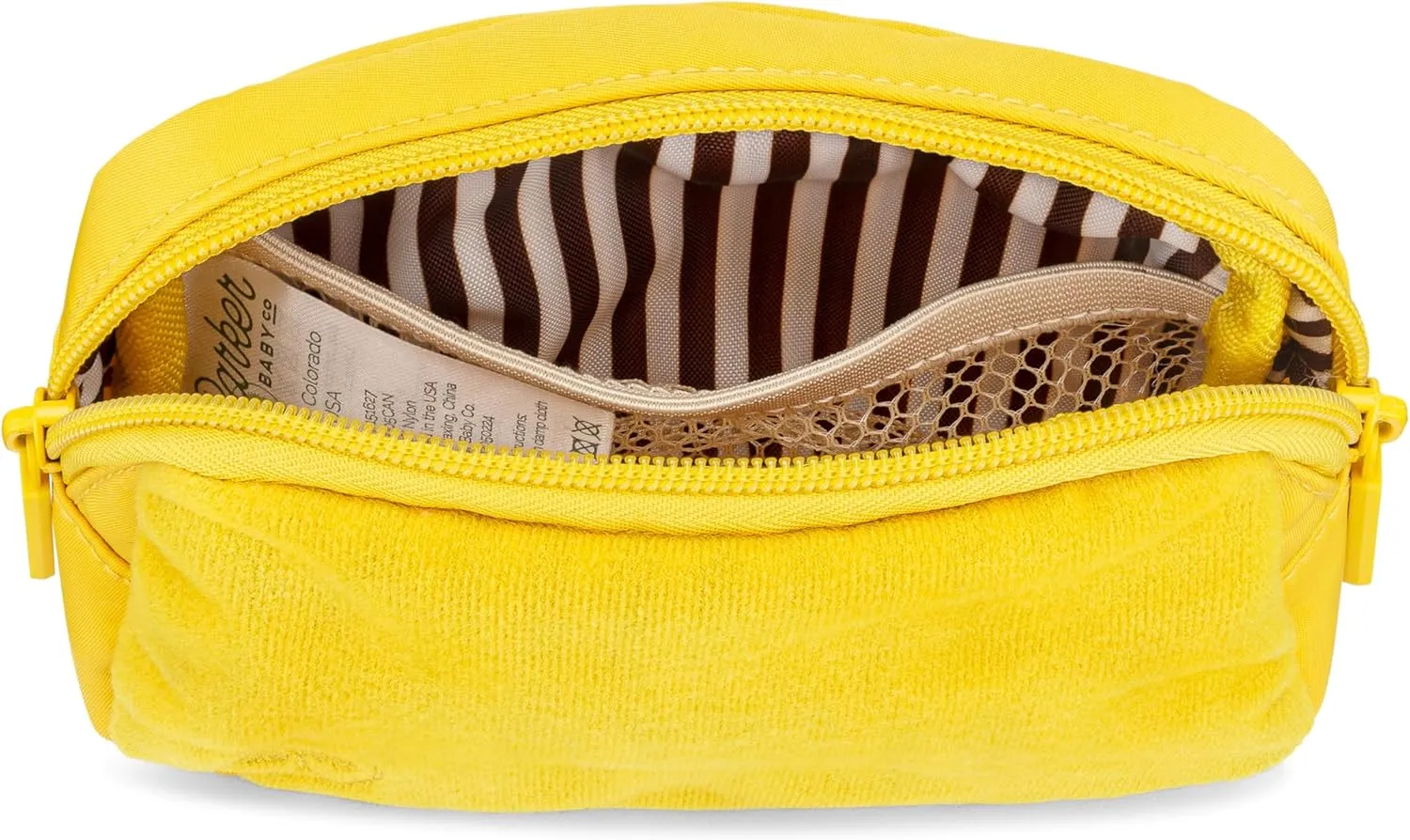 Belt Bag for Girls and Boys - Customizable with Hook and Loop Patches - Child Fanny Pack with Adjustable Strap - Durable Crossbody for Active Children - Canary