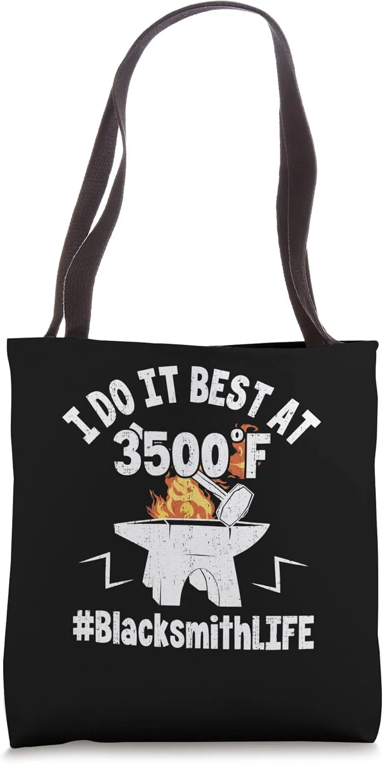 Best Blacksmith - Professional Blacksmith Metal Work Job Tote Bag