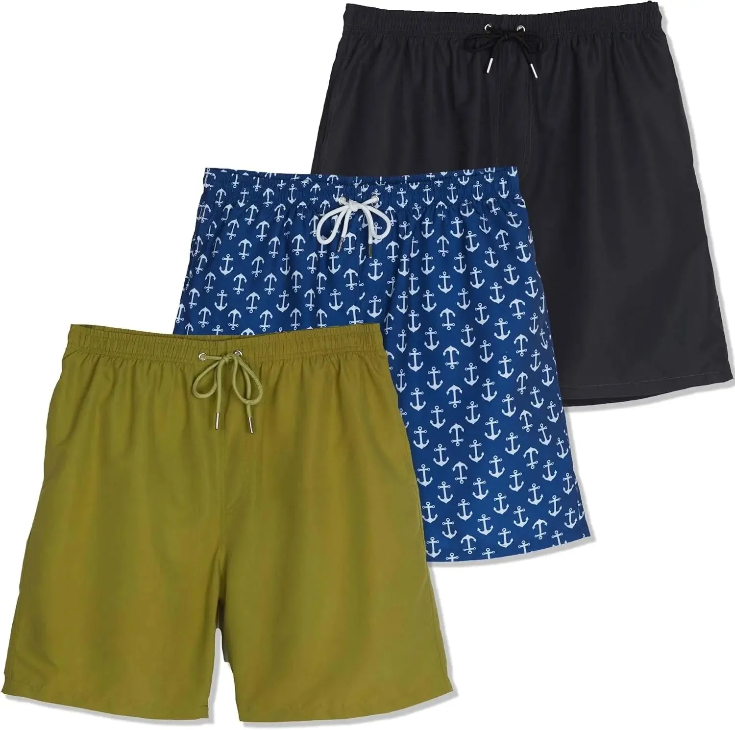 Big Men's Quick-Dry Swimwear - 3 Pack