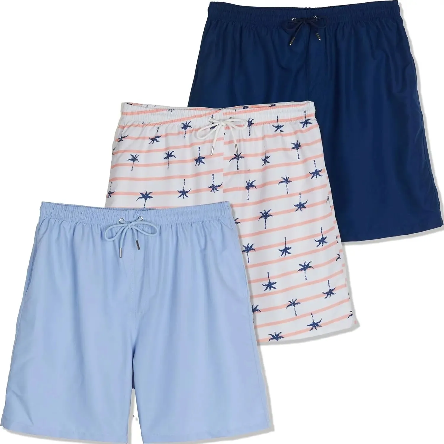 Big Men's Quick-Dry Swimwear - 3 Pack