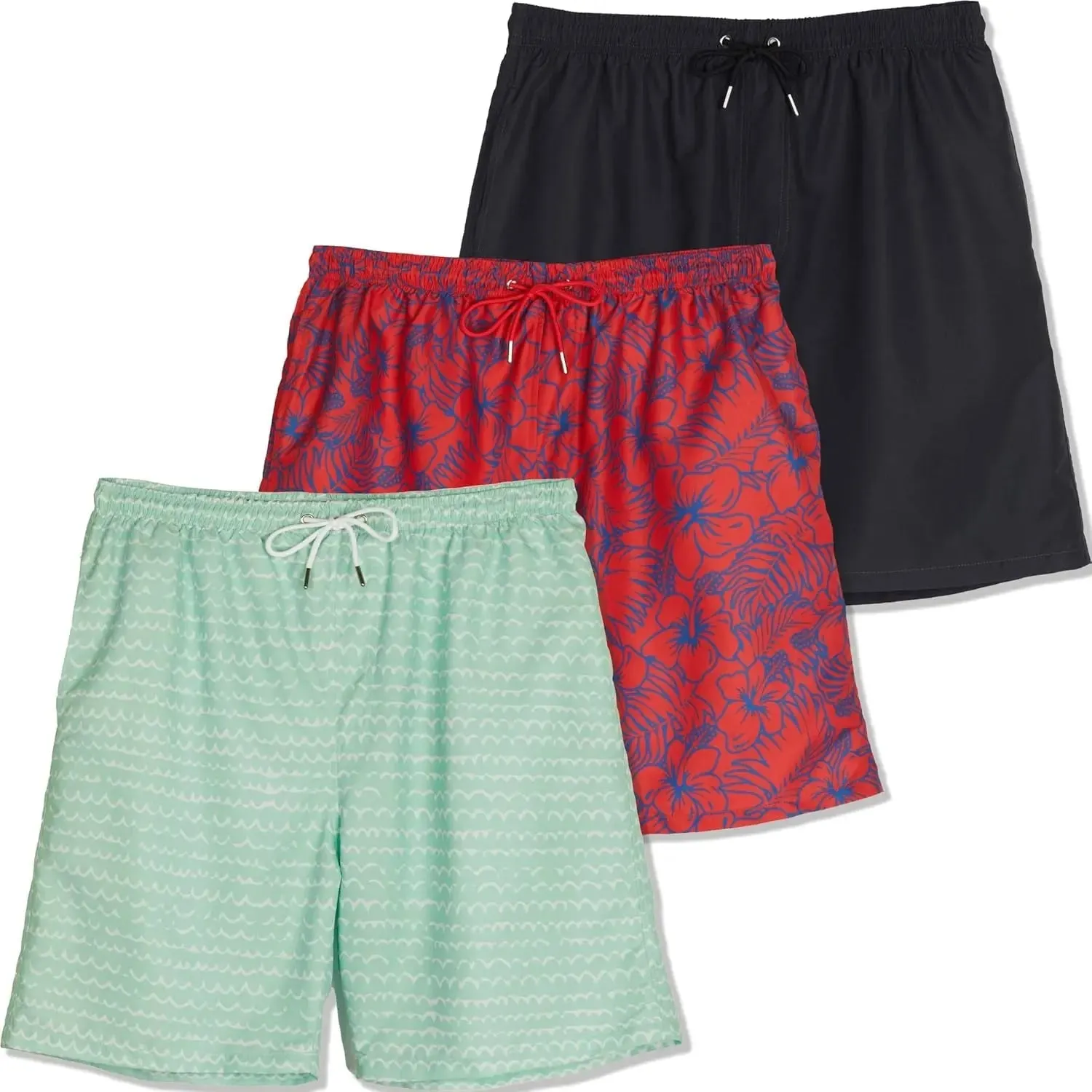 Big Men's Quick-Dry Swimwear - 3 Pack