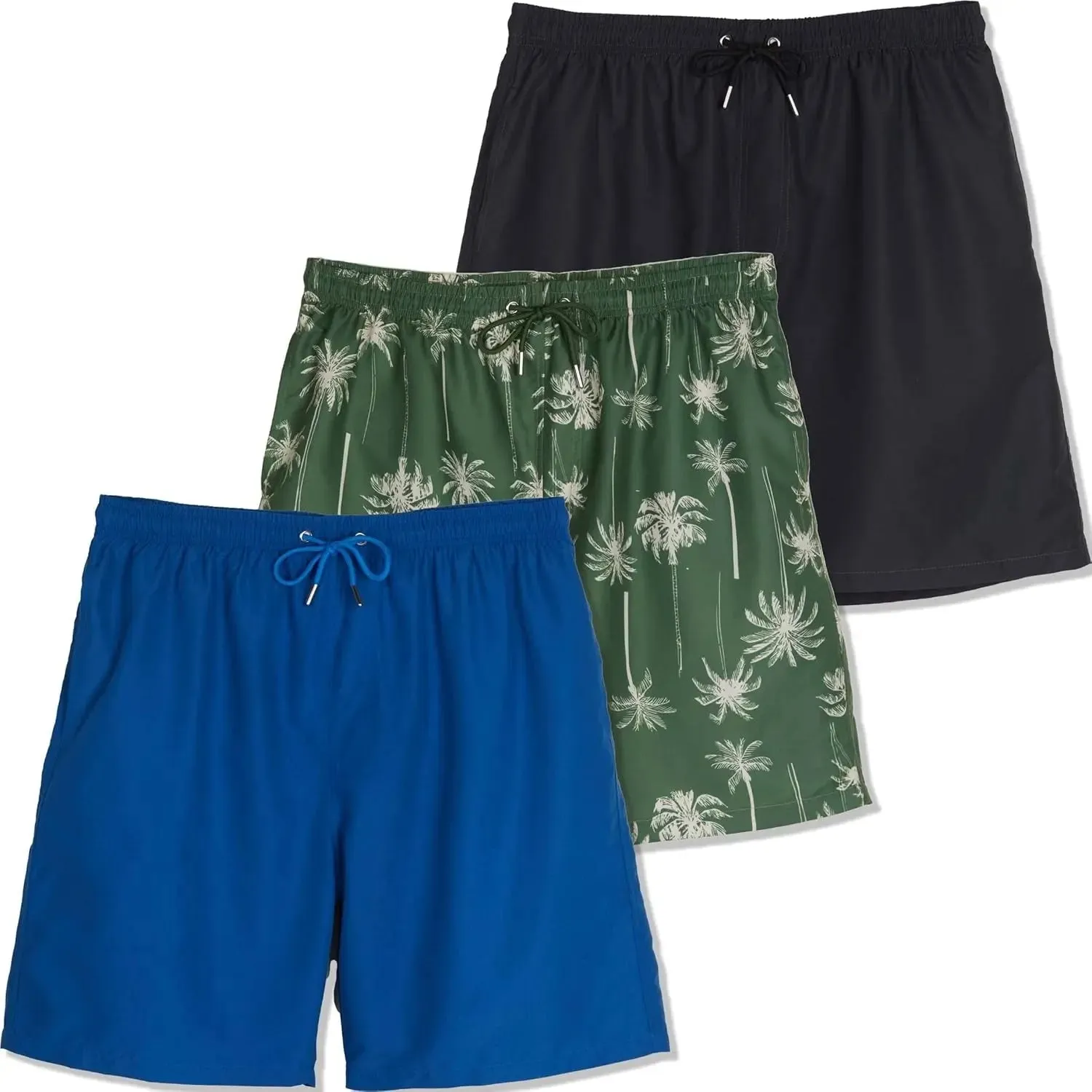Big Men's Quick-Dry Swimwear - 3 Pack