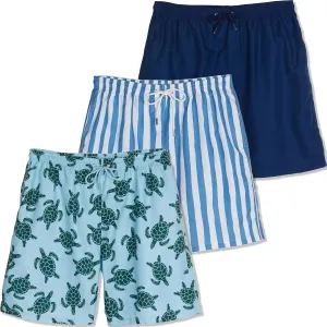 Big Men's Quick-Dry Swimwear - 3 Pack
