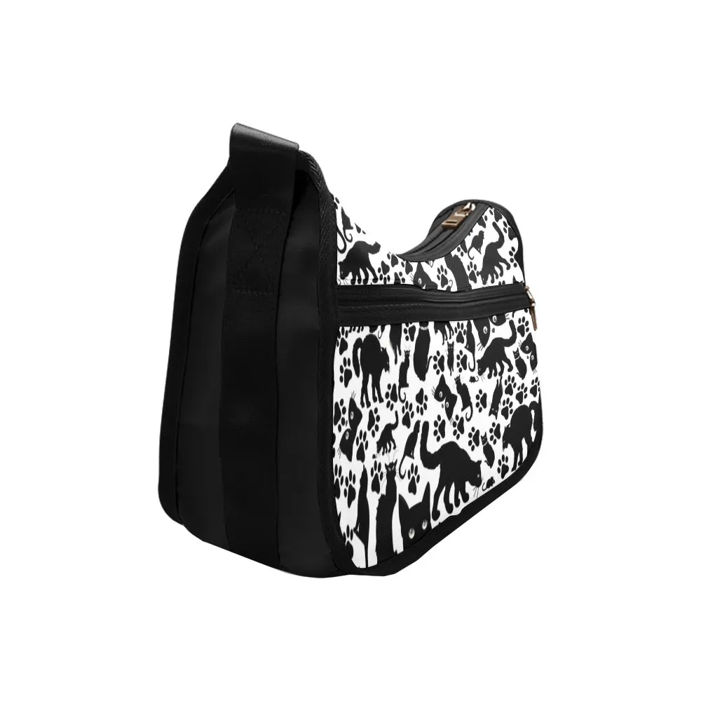 Black Cat - Crossbody Handbag