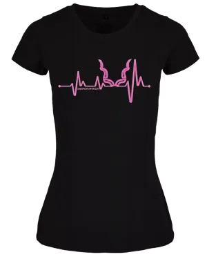 BLACK LADIES PULSE T-SHIRT