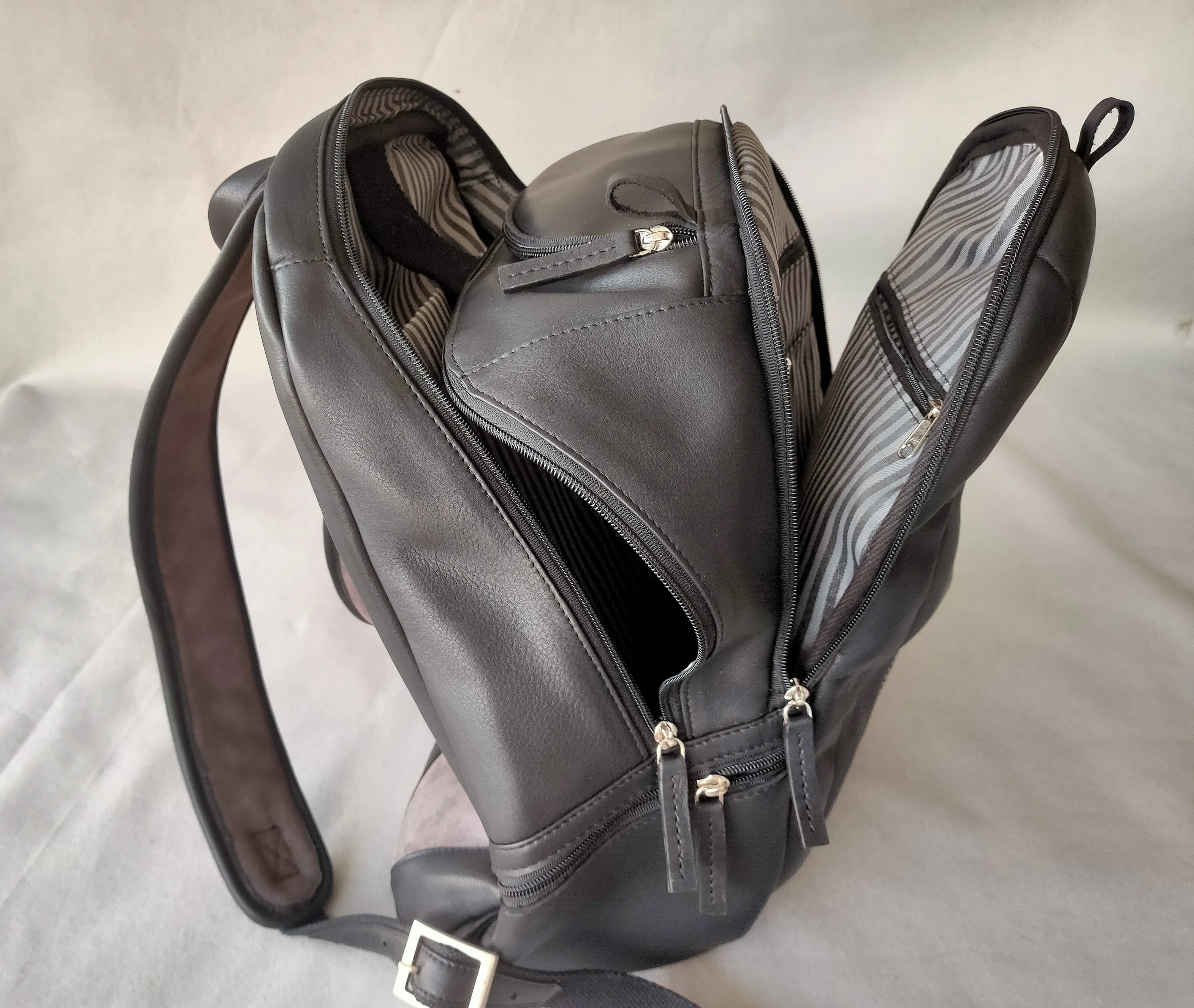 Boston laptop backpack softy black