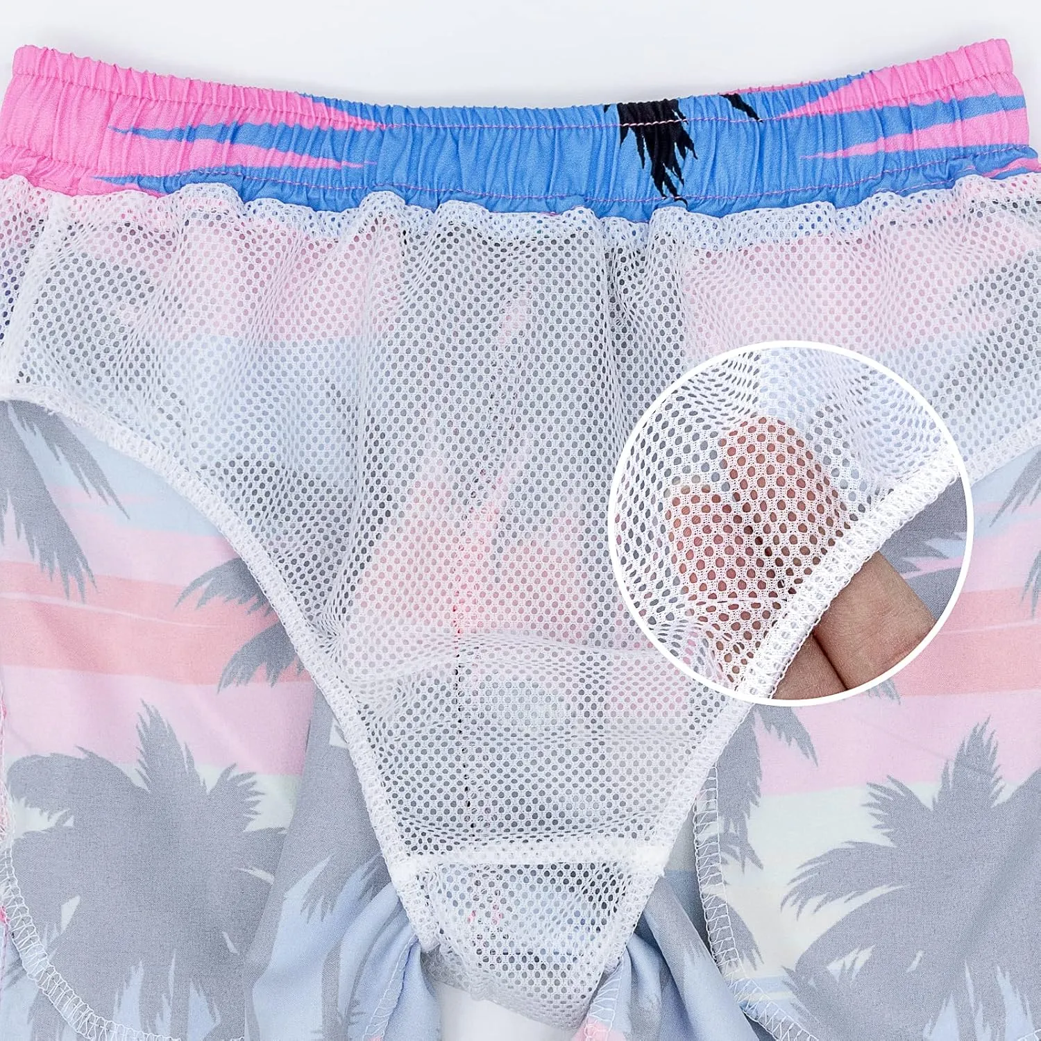 Boys Swim Trunks, Quick Dry Beach Swim Shorts Little Boys Bathing Suit Swimsuit with Mesh Lining, 3-14 Years
