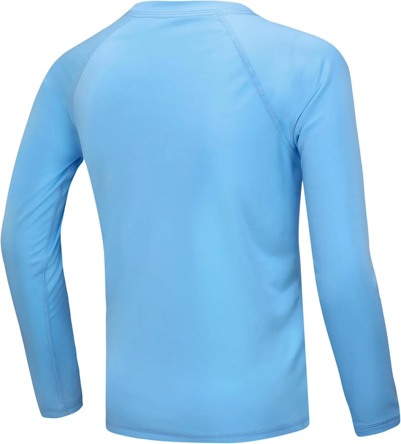 Boys UPF 50  Swim Shirt Long Sleeve, 1 or 2 Pack UV Sun Protection Rash Guard, Youth Kids SPF Water Shirts for Beach Surf