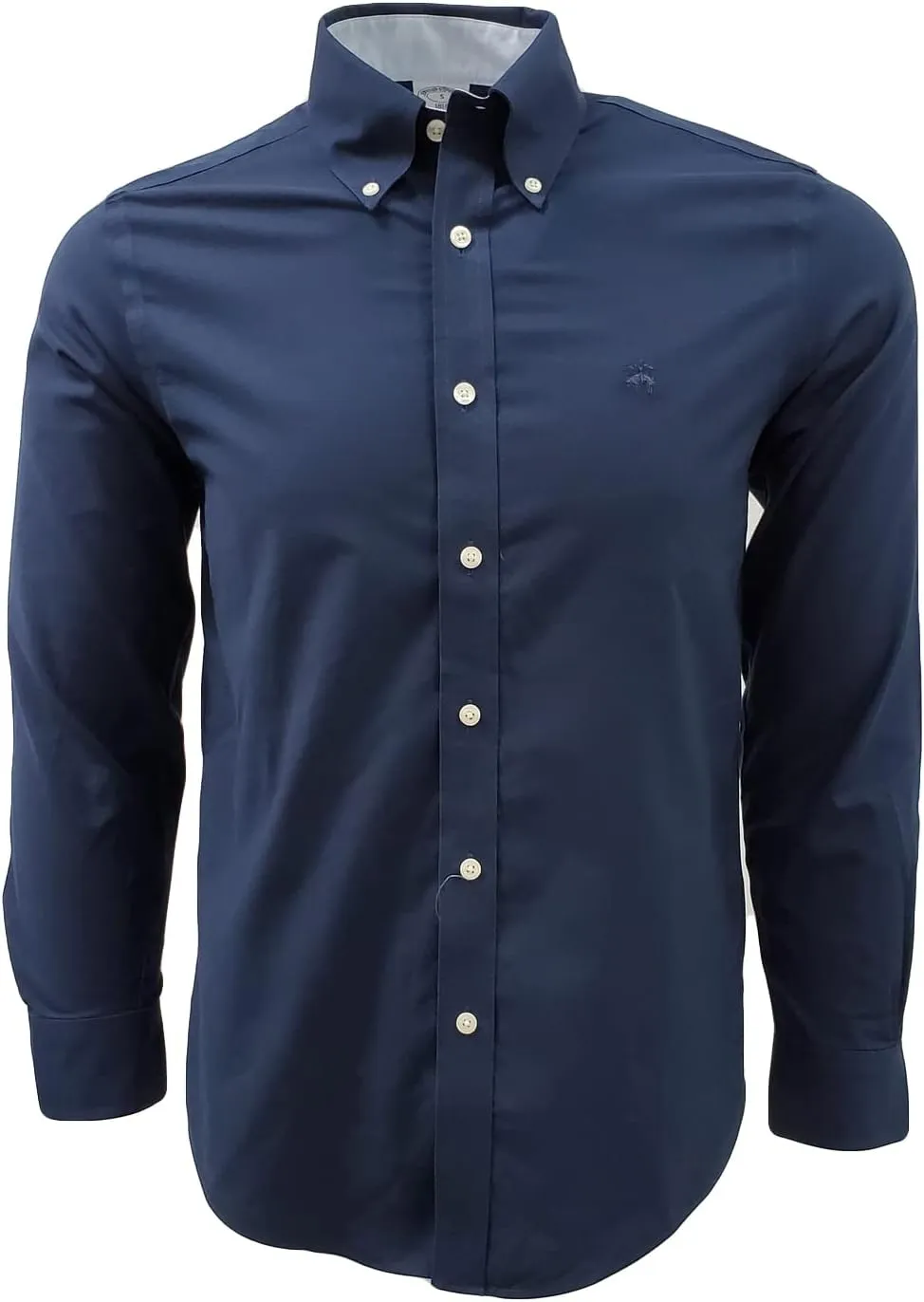 Brooks Brothers M Regular Fit All Cotton Button Down (S, Midnight Blue)