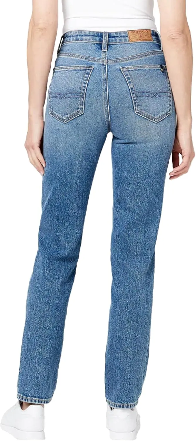 Buffalo David Bitton Women's Hi Rise Straight Jean