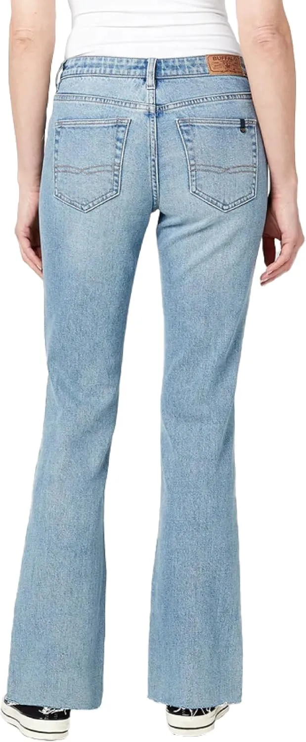 Buffalo David Bitton Women's Queen Mid-Rise Bootcut Jeans