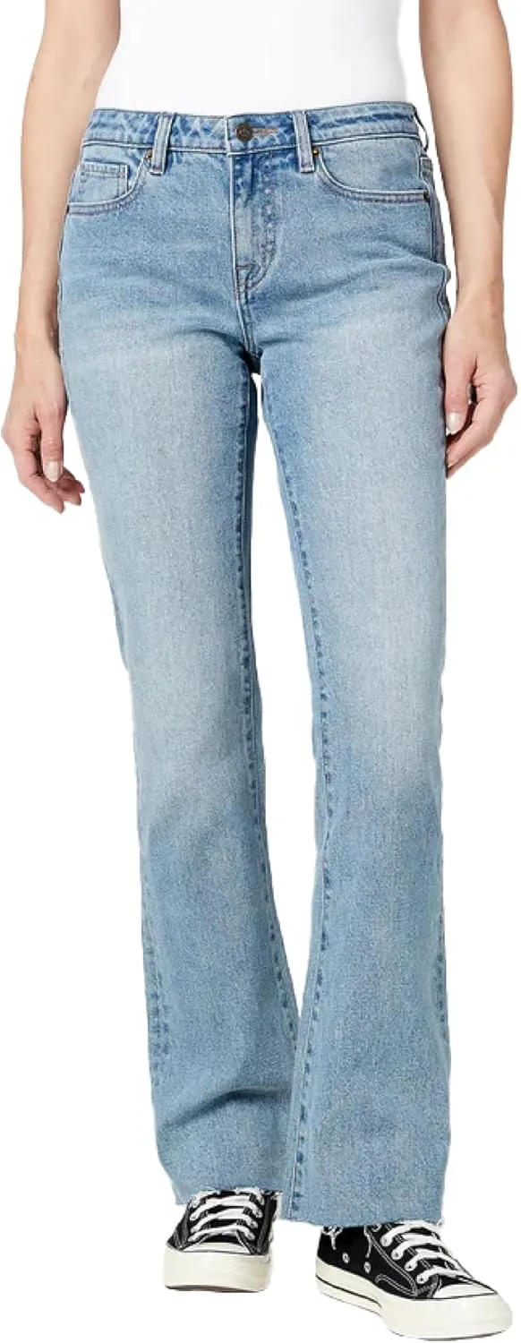 Buffalo David Bitton Women's Queen Mid-Rise Bootcut Jeans