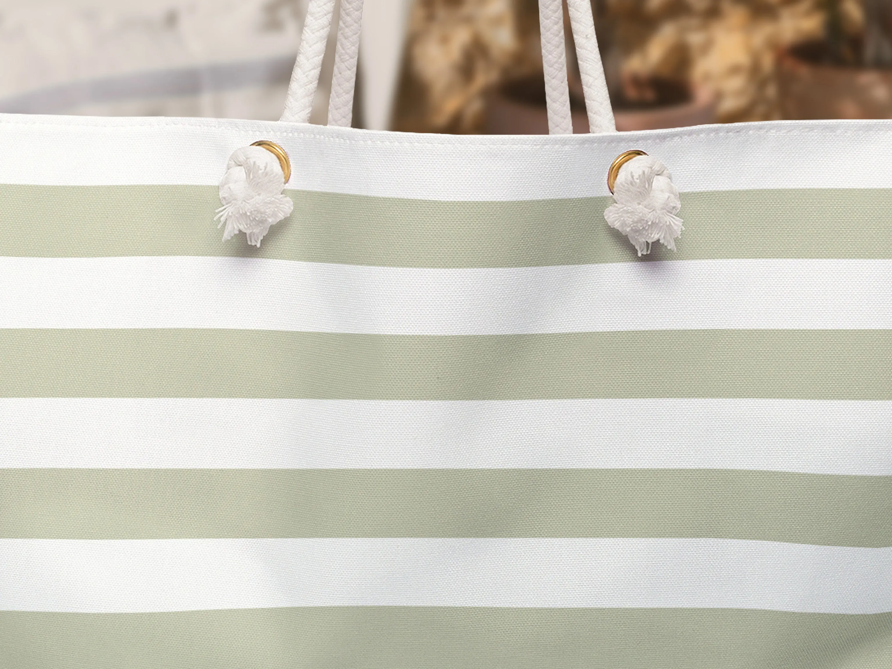 Cabana Stripe Beach Bag