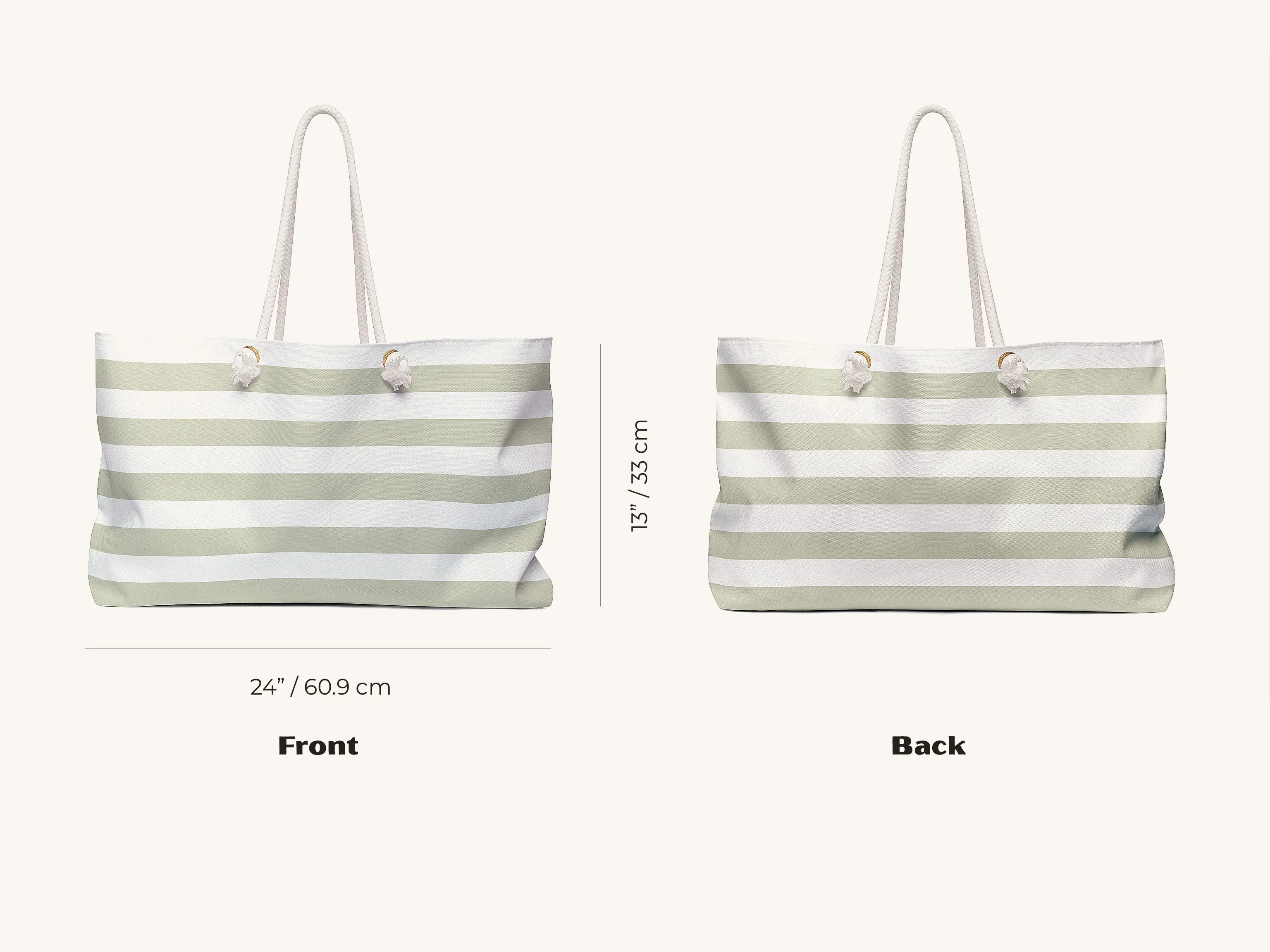 Cabana Stripe Beach Bag