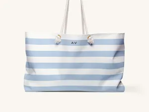 Cabana Stripe Monogram Beach Bag