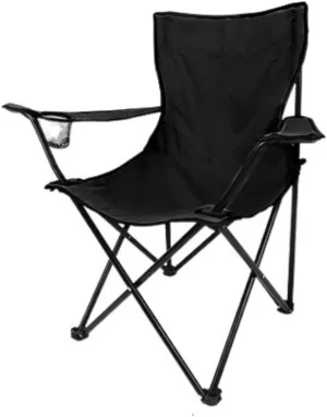 Camping Chair Camp Chair Folding Padded Deck Chair Backchair Beach Chair Fishing Chair Portable Lounge Chair Outdoor Armchair with Cup Holder s Outdoor Fishing Chair