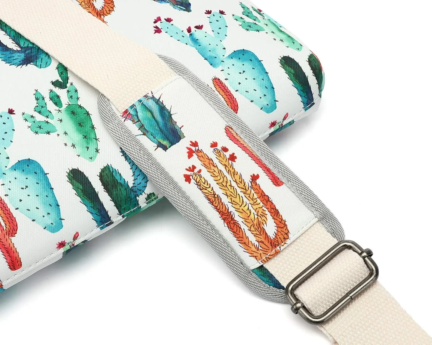 Canvaslove Cactus Water Resistant Laptop Shoulder Messenger Bag for MacBook Pro 16 inch and 15.6 inch-16 inch Laptop