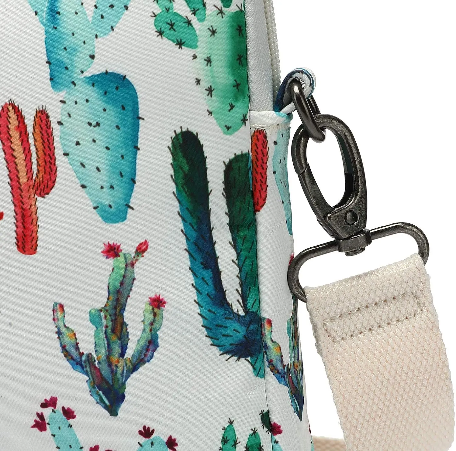 Canvaslove Cactus Water Resistant Laptop Shoulder Messenger Bag for MacBook Pro 16 inch and 15.6 inch-16 inch Laptop