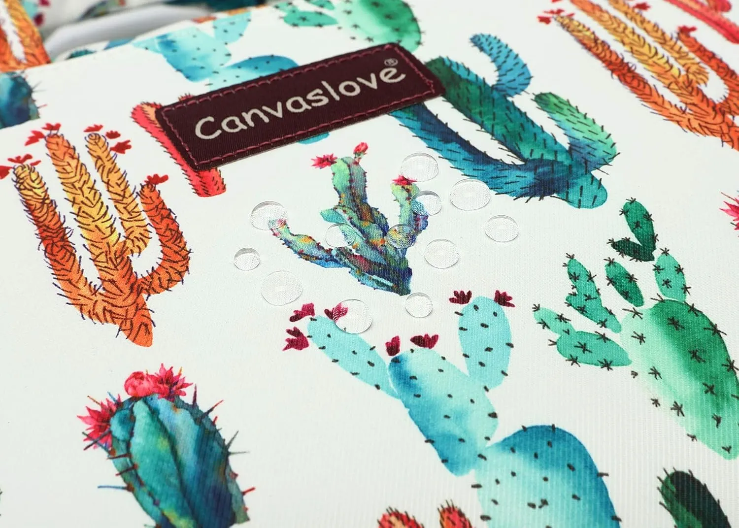 Canvaslove Cactus Water Resistant Laptop Shoulder Messenger Bag for MacBook Pro 16 inch and 15.6 inch-16 inch Laptop