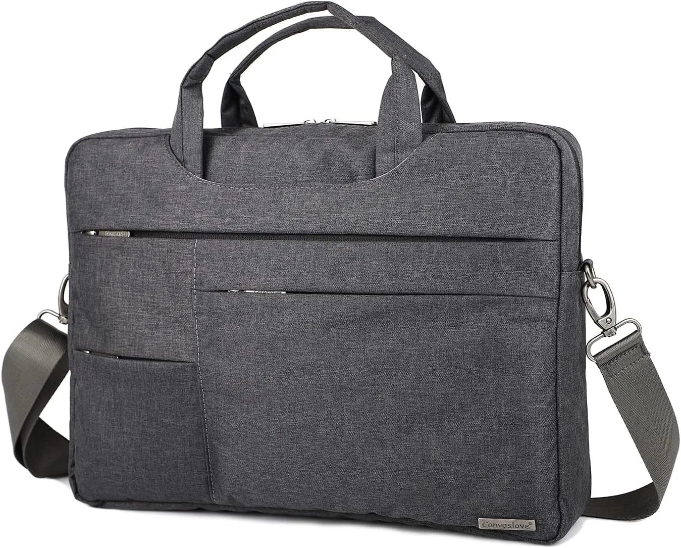 Canvaslove Multifunctional Briefcase,Muti-Pockets Laptop Case Bag For 15.6 inch-16 inch Laptop Computer