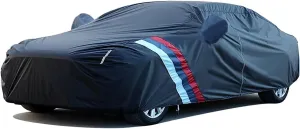 Car Cover Waterproof Compatible with Ligier Ambra Hatchback 1996-2006 Outdoor Car Covers All Weather Waterproof Breathable Large Car Cover with Zipper,Custom Full Car Cover,for Snow Rain Protection (