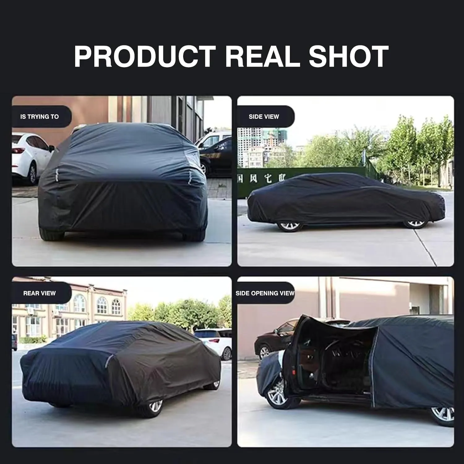 Car Cover Waterproof Compatible with Ligier Ambra Hatchback 1996-2006 Outdoor Car Covers All Weather Waterproof Breathable Large Car Cover with Zipper,Custom Full Car Cover,for Snow Rain Protection (
