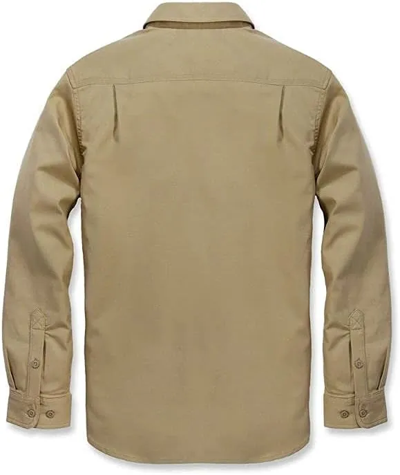 Carhartt Men's Rugged Professional Series Relaxed Fit Canvas Long Sleeve Work Shirt