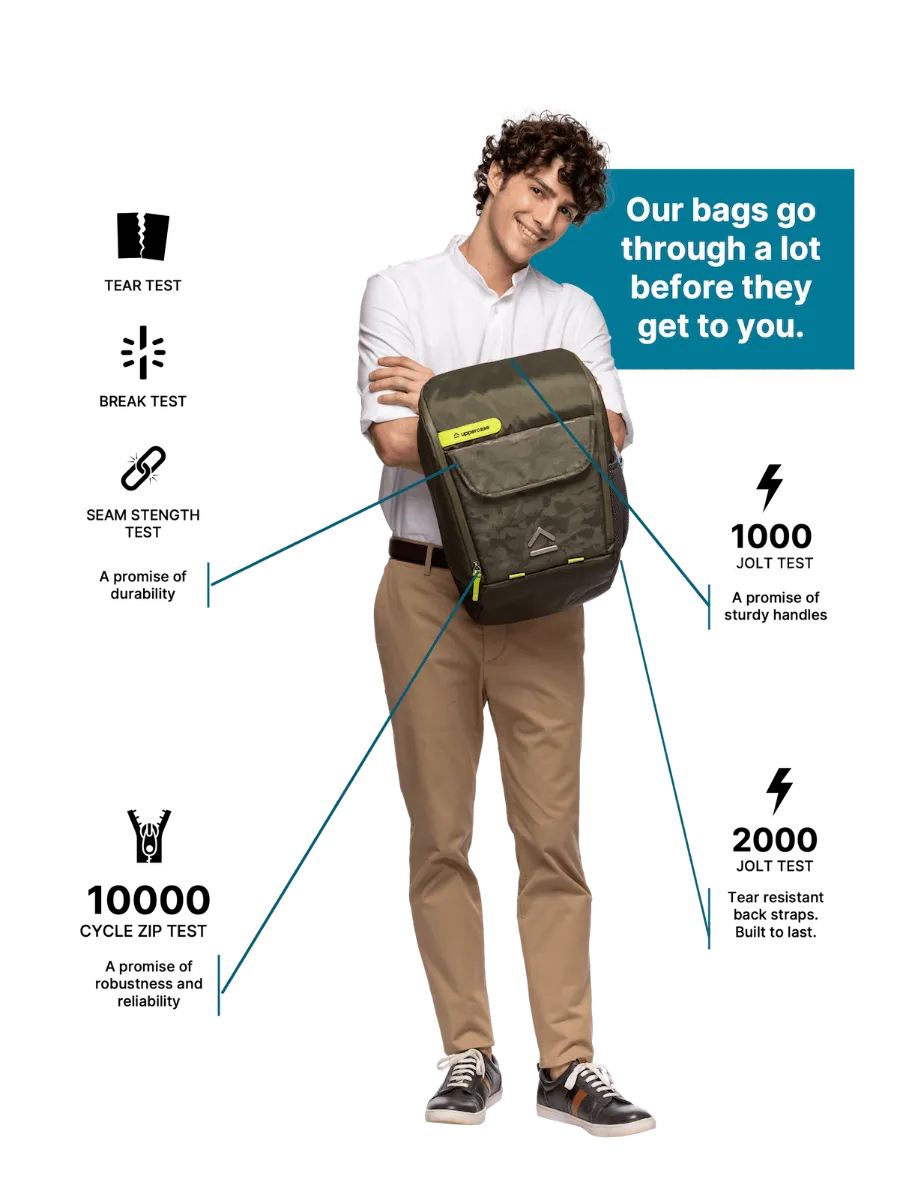 Casual Army Green Backpack