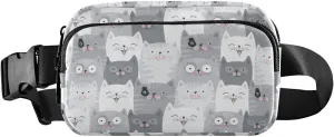Cat Belt Bag for Women Fanny Pack Travel Waist Bags Lightweight for Traveling Casual Running Hiking Cycling