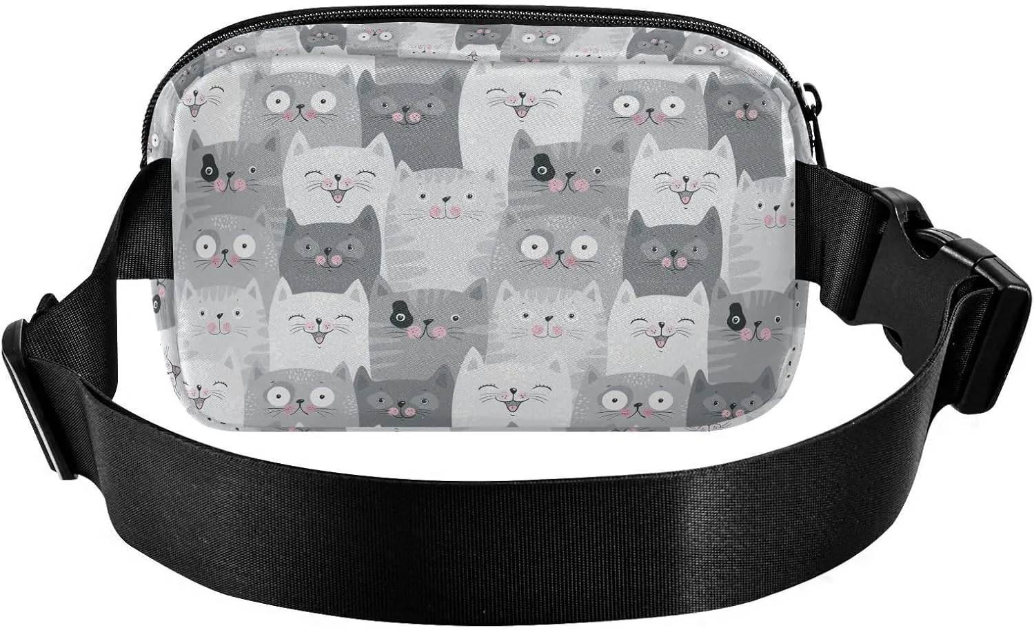 Cat Belt Bag for Women Fanny Pack Travel Waist Bags Lightweight for Traveling Casual Running Hiking Cycling