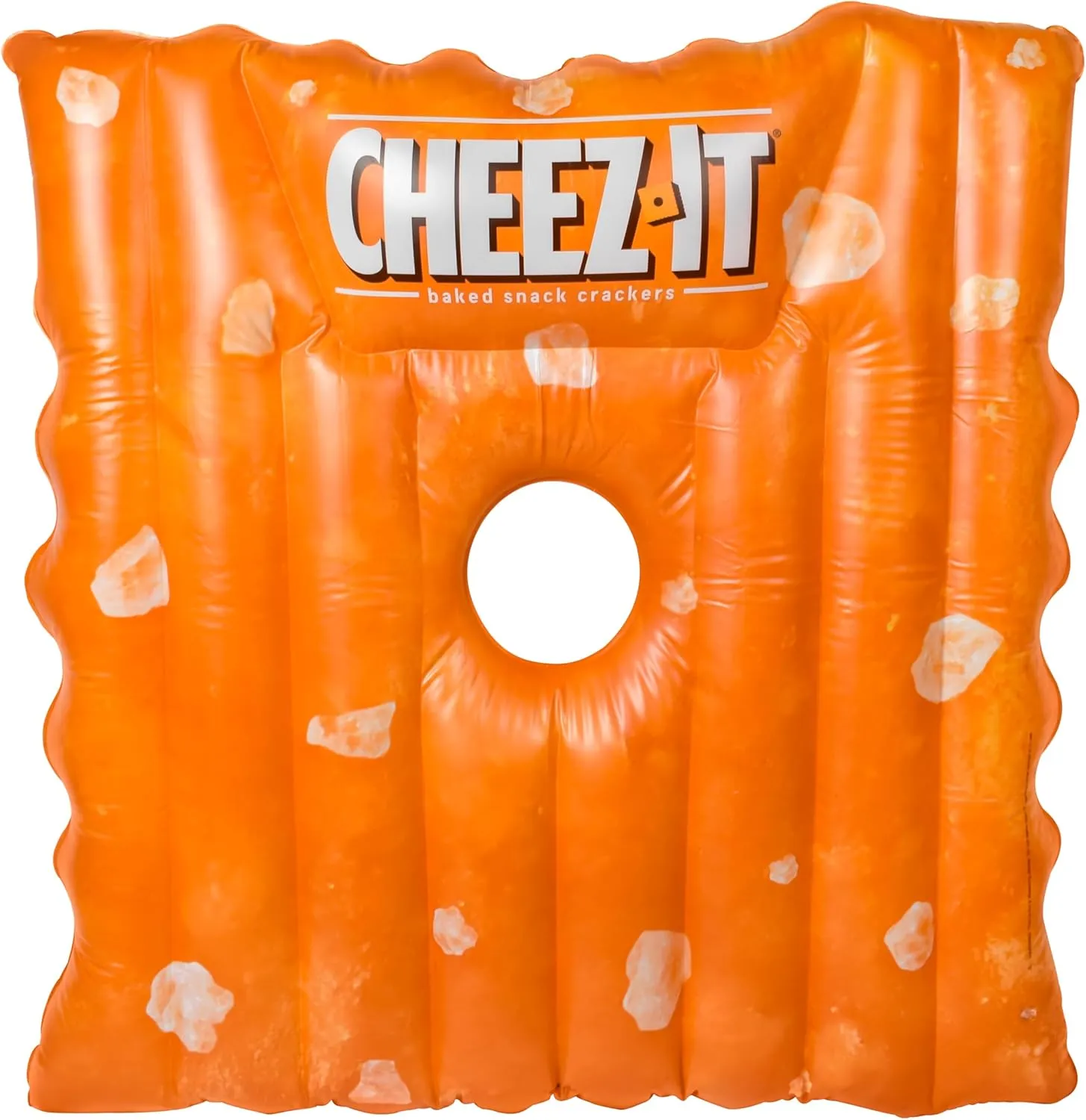 Cheez-It Pool Float – Extra Large Inflatable Snack Shaped Floatie for Pool, Beach & Lake, Durable Vinyl, Over 4.5 Feet, Perfect for Lounging & Summer Parties