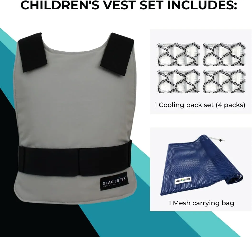 Children's Cool Vest with Nontoxic Cooling Packs