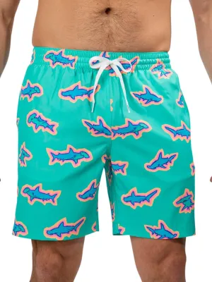 Chubbies Men’s Swim Shorts, Stretch Swimming Board Trunks, Beach Shorts, Quick Dry, 7 Inch Inseam