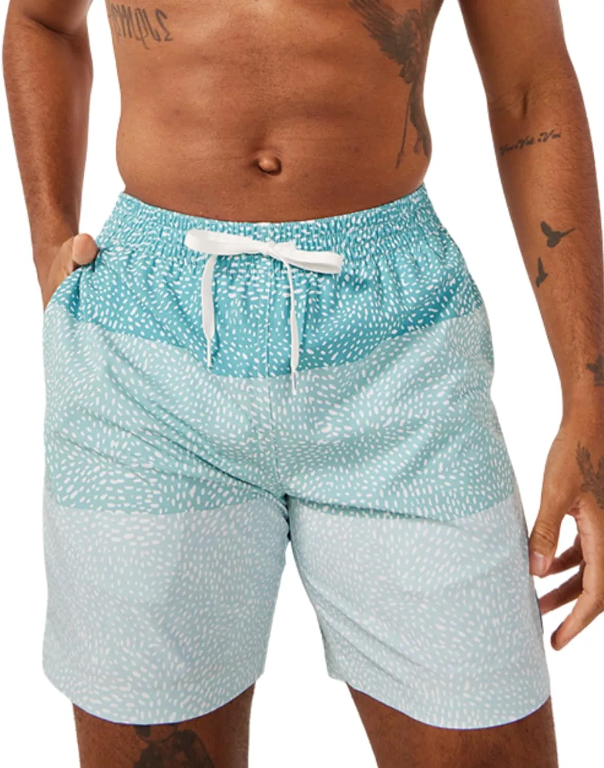 Chubbies Men’s Swim Shorts, Stretch Swimming Board Trunks, Beach Shorts, Quick Dry, 7 Inch Inseam