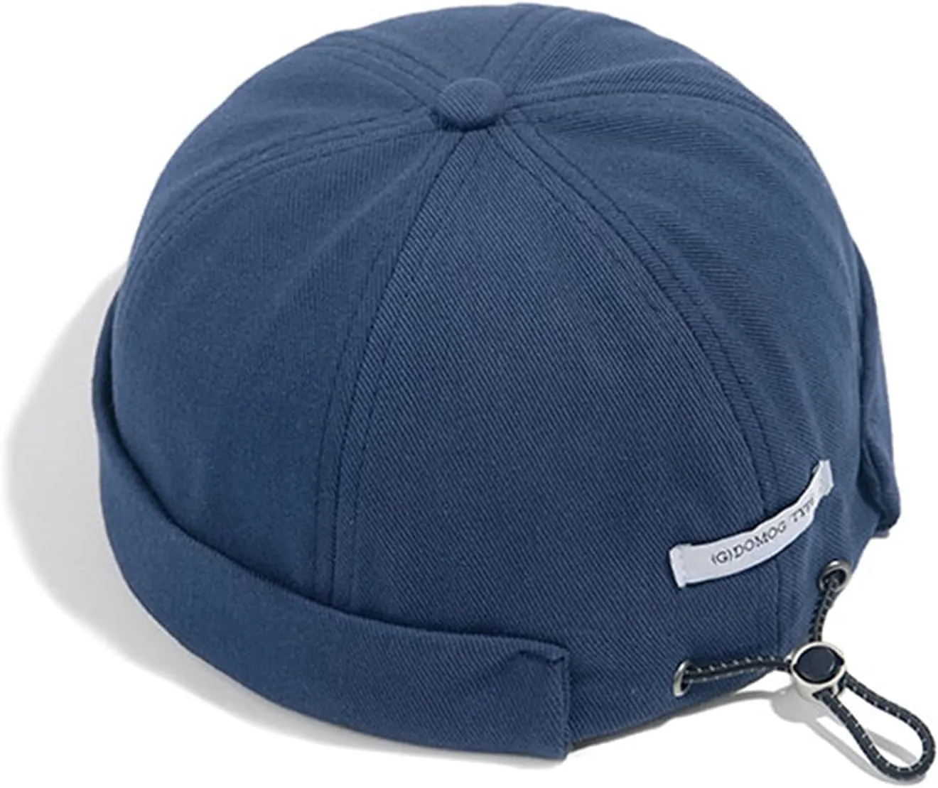 CLAPE Mens Denim Brimless Skullcap Sailor Cap Rolled Cuff Retro Beanie Hat Work Beanie Harbour Hat
