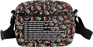 CMNIM Feminist Witch Gifts They Didn't Burn Witches They Burned Women Crossbody Bag Witchy Strap Purse Women's Rights Gifts
