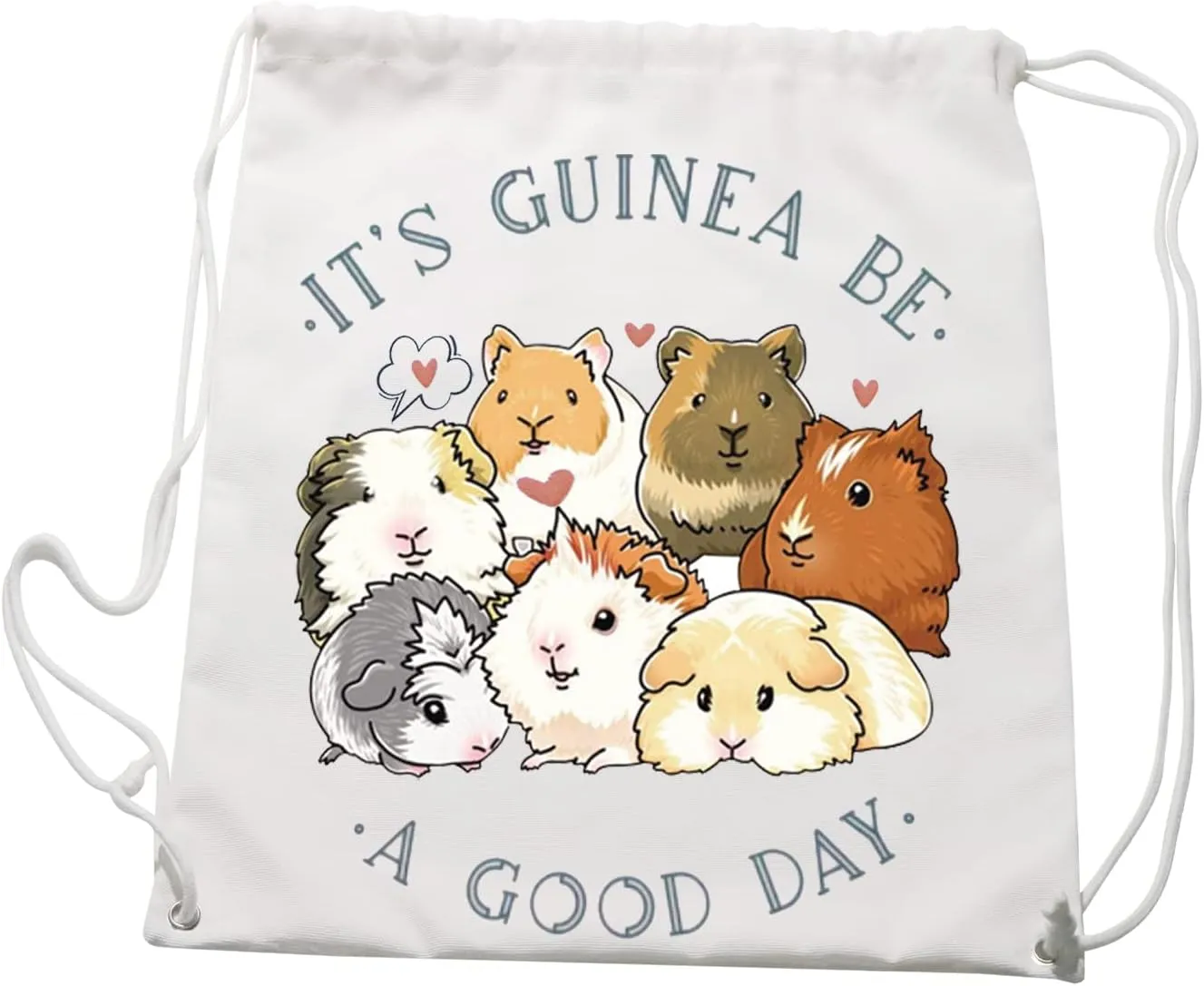CMNIM Guinea Pig Lover Tote Bag - Be a Good Day Guinea Pig Lover Accessories for Cavy Mom Gift