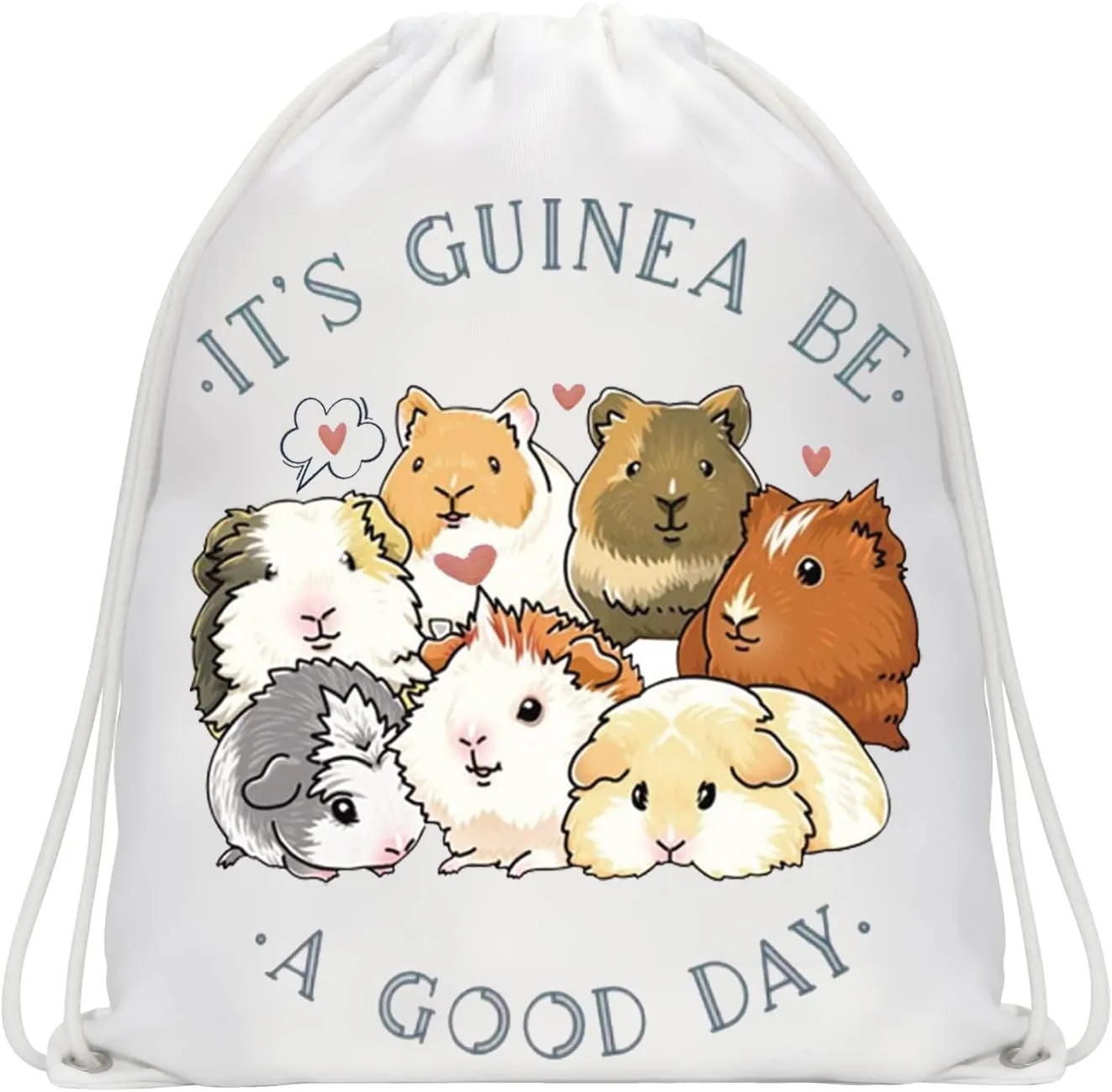CMNIM Guinea Pig Lover Tote Bag - Be a Good Day Guinea Pig Lover Accessories for Cavy Mom Gift