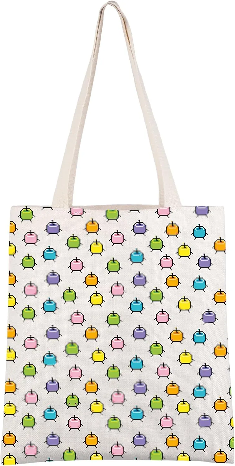 CMNIM Valley Game Inspired Junii Mos Figure Tote Bag S V Gamer Gift Junii Mo Plants Lover Gift Video Game Gifts Players Merch