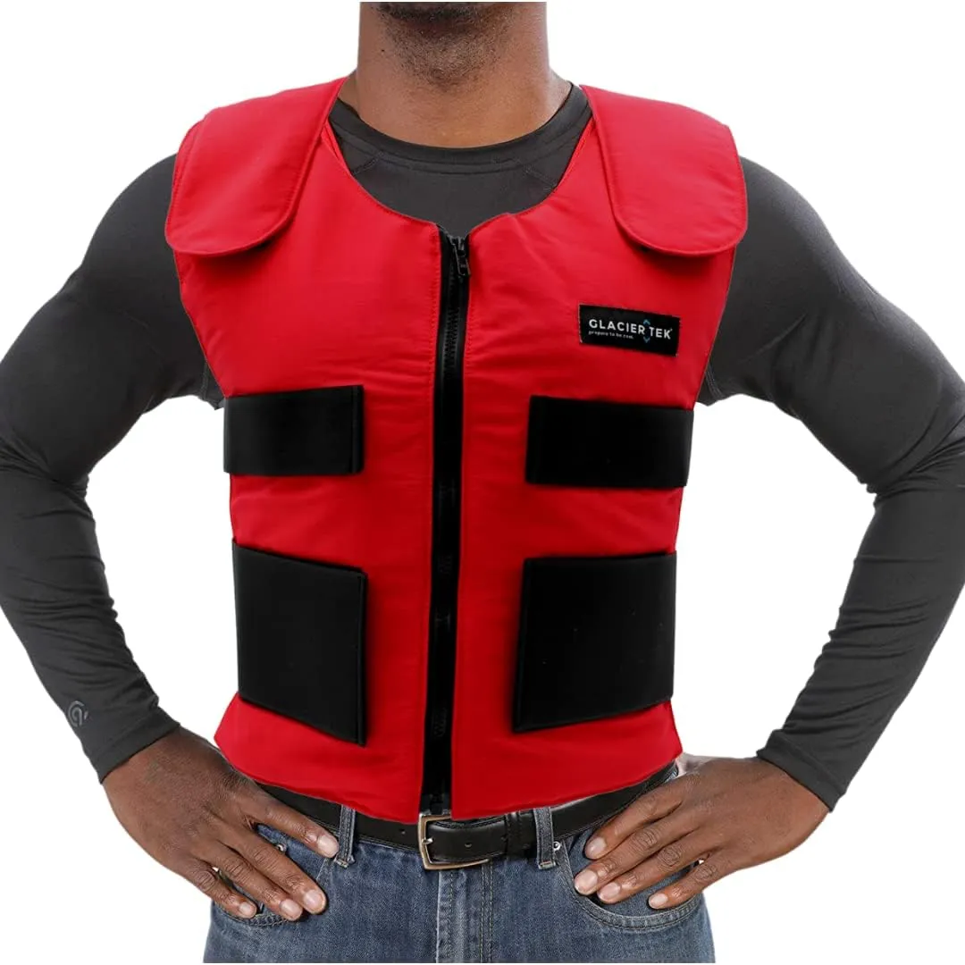 Cool Vest Personal Cooling, 59 Degrees for 2.5 hours 8 Cool Packs, Recharge in 30 Minutes