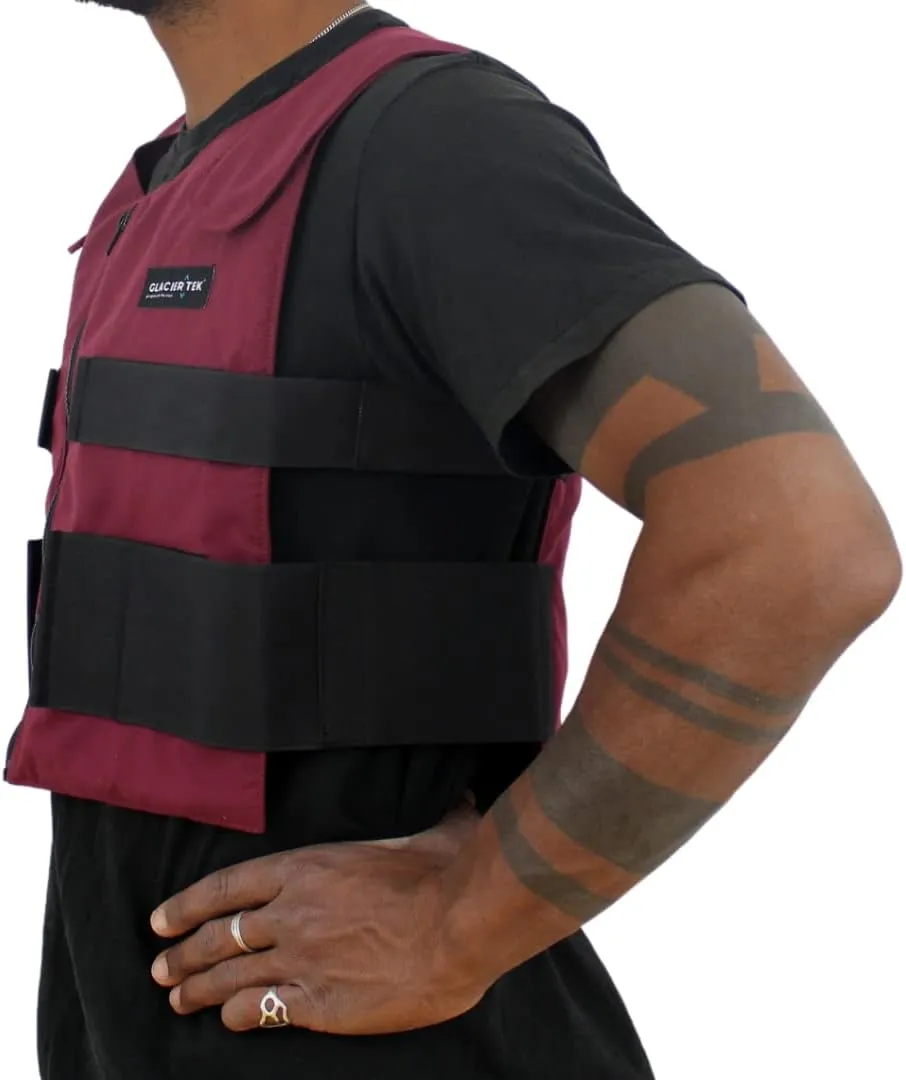 Cool Vest Personal Cooling, 59 Degrees for 2.5 hours 8 Cool Packs, Recharge in 30 Minutes